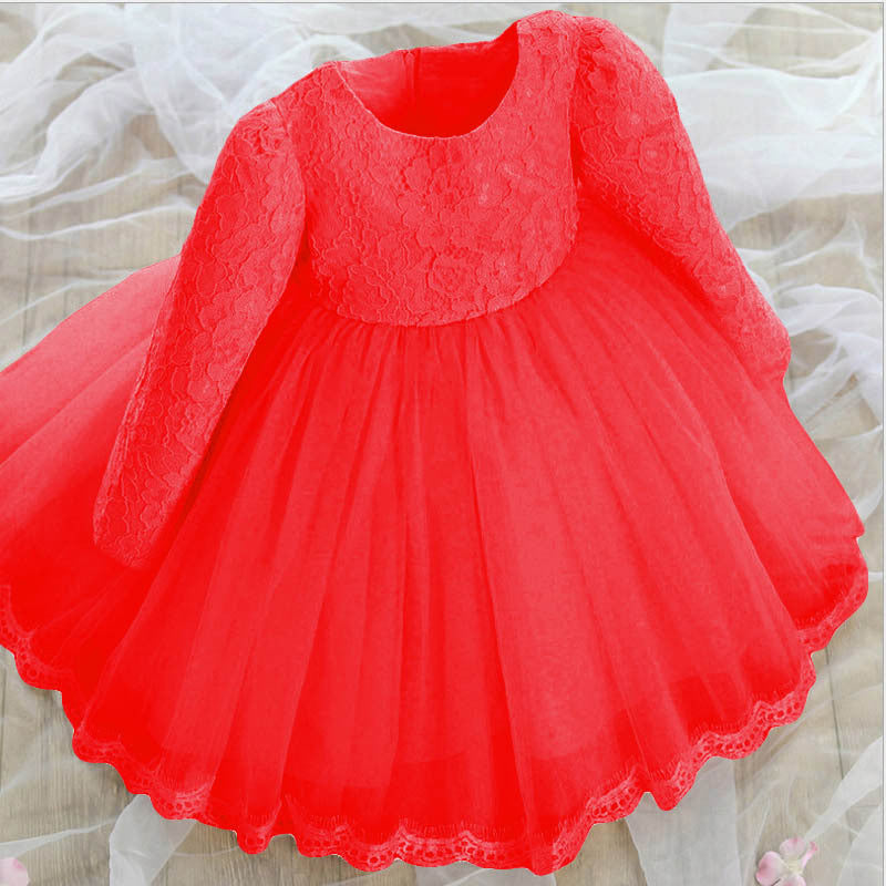 Baby Girl Dress fashion Dress for Girl Princess Party dress for Baby Girl long sleeve Dress for Infant 1-6 yrs-Dollar Bargains Online Shopping Australia