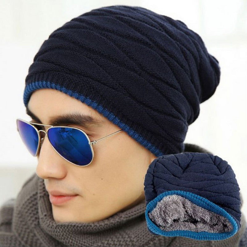 Knit Winter Womens Men Mens Cashmere Hip-Hop Beanie Hat Baggy Unisex Ski Cap Skull-Dollar Bargains Online Shopping Australia