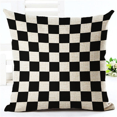 Colorful Geometric Series Printed Linen Cotton Square 45x45cm Home Decor Houseware Throw Pillow Cushion Cojines Almohadas-Dollar Bargains Online Shopping Australia