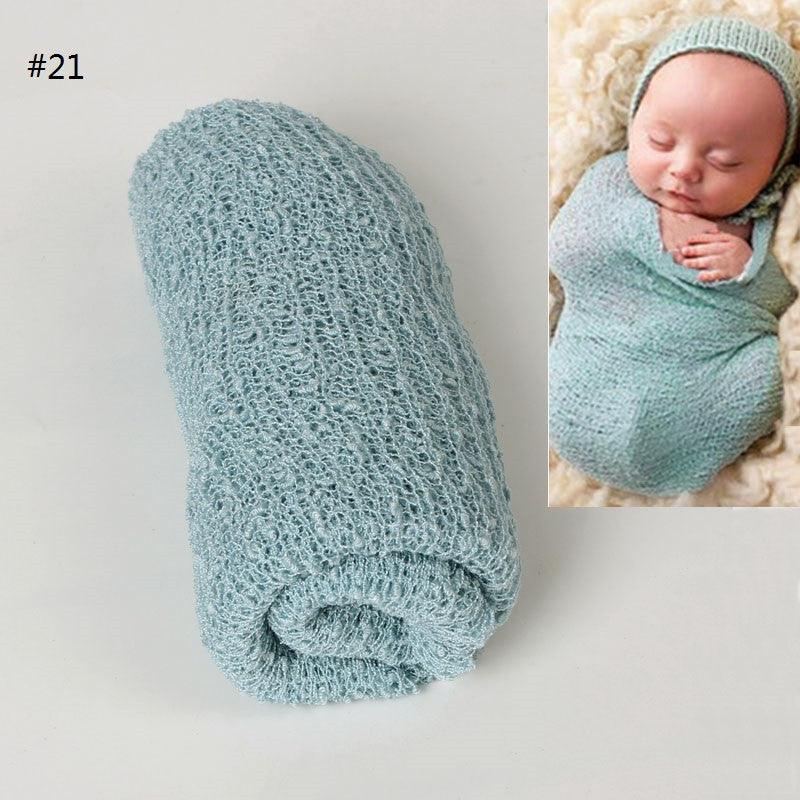 Baby Photography Props Blanket Rayon Wraps Stretch Knit Wrap born Photo Wraps Hammock Swaddling Padding Nubble Wraps 40*150cm-Dollar Bargains Online Shopping Australia