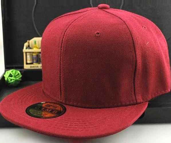 Snapback Cap Colors Unisex Plain Baseball Cap Hip-Hop Adjustable eaked Hat Visor-Dollar Bargains Online Shopping Australia