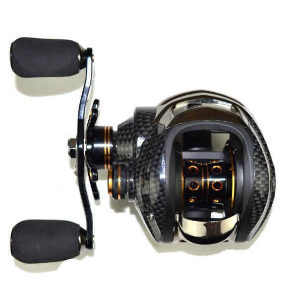 18 ball bearing double brake baitcast reel Baitcasting Reels, 7.1:1 Gear Ratio Ultra Smooth Aluminum Spinning Fishing with 10 Magnetic Braking System, 22LB Carbon Fiber Drag, 18+1 Bearings Anti-Corrosion Baitcaster Reel : Sports & Outdoors seamless ring braking system that provides smoother and longer casts 18+1BB Bearing Fishing Baitcast Reel