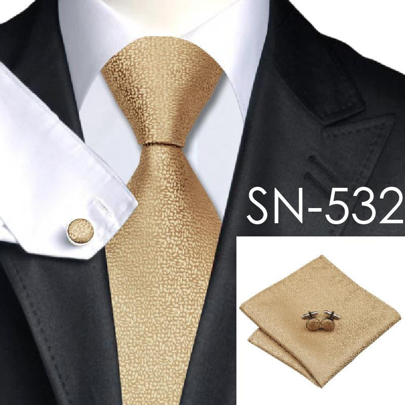 Hi-Tie Fashion 40 Styles Gravata Tie Hanky Cufflink Sets 100% Silk Neckties Ties for Mens Business Wedding Party-Dollar Bargains Online Shopping Australia