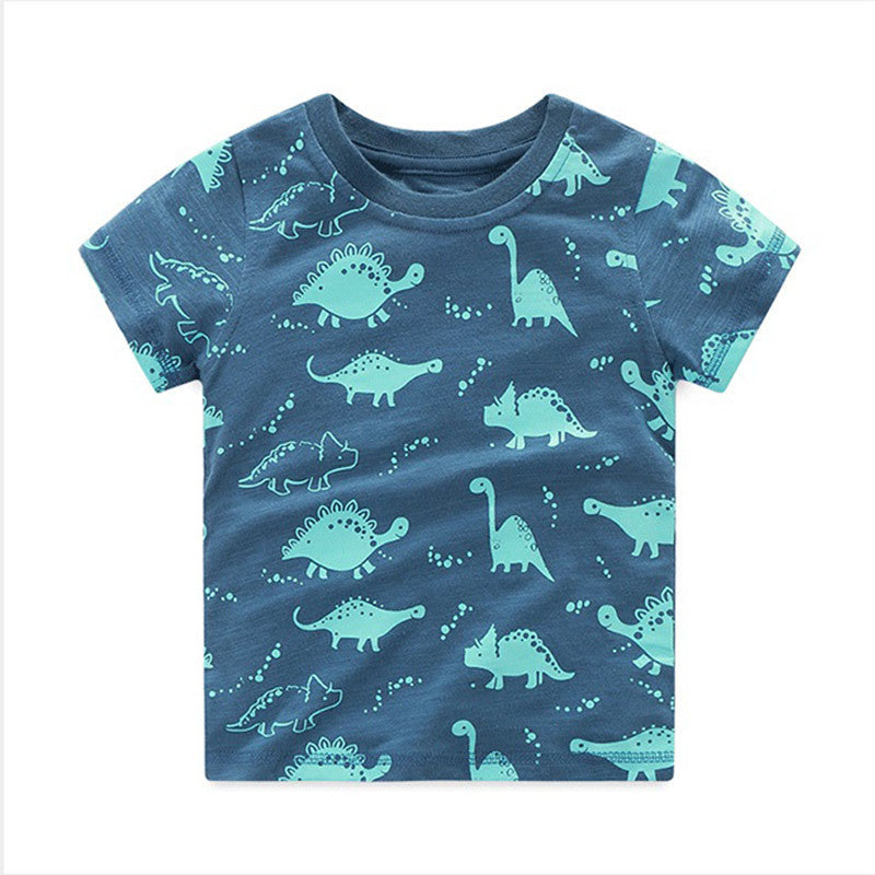 VIDMID 1-10Y Children's T shirt boys t-shirt Baby Clothing Little boy Summer shirt Tees Designer Cotton Cartoon Dinosaur brand-Dollar Bargains Online Shopping Australia