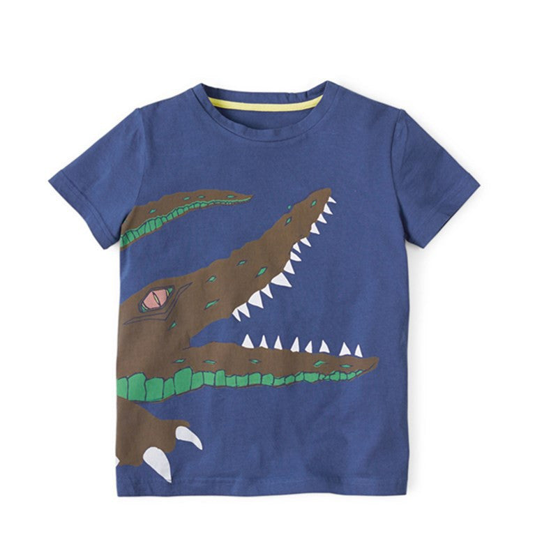 VIDMID 1-10Y Children's T shirt boys t-shirt Baby Clothing Little boy Summer shirt Tees Designer Cotton Cartoon Dinosaur brand-Dollar Bargains Online Shopping Australia