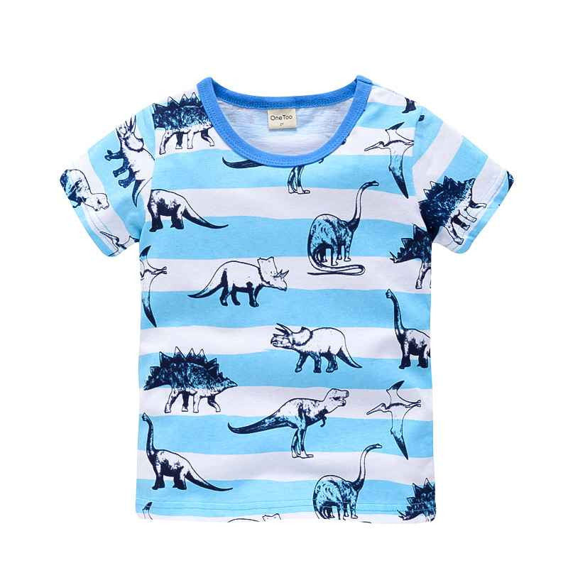 VIDMID 1-10Y Children's T shirt boys t-shirt Baby Clothing Little boy Summer shirt Tees Designer Cotton Cartoon Dinosaur brand-Dollar Bargains Online Shopping Australia