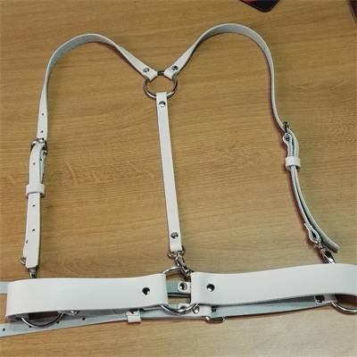 Basic Style Women Men Handmade Underbust Waist Belt Y Leather Harness Body Bondage Cage Straps-Dollar Bargains Online Shopping Australia