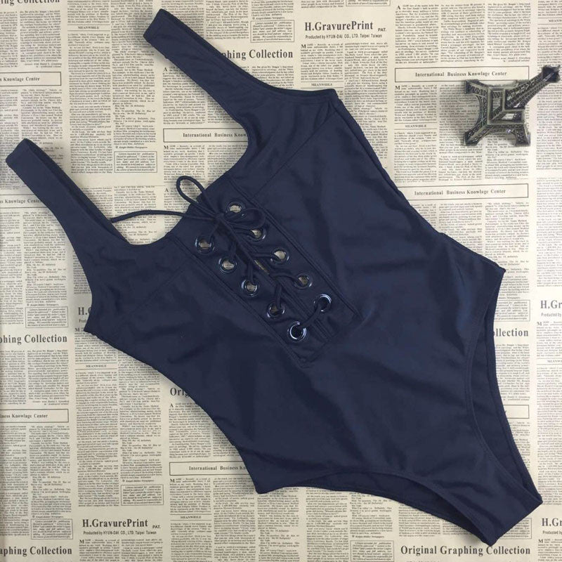 NEW white bandage one piece swimsuit strappy one piece swimwear white bathing suit vintage white monokini-Dollar Bargains Online Shopping Australia