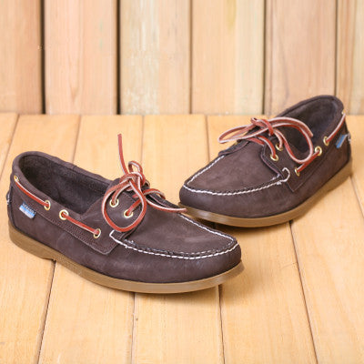 Spring /Autumn Fashion Casual Men's Boat shoes European style Lace-up Flat Round toe lightweight men's shoes-Dollar Bargains Online Shopping Australia