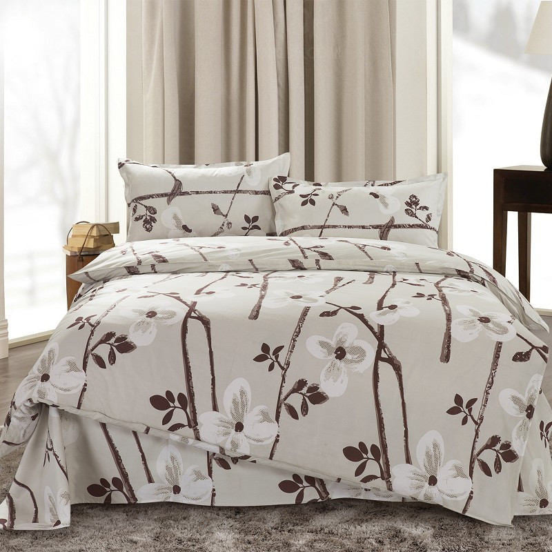 Summer bedding set Full/Queen/King size bed set duvet cover set reactive printed bed linen flat sheet bedclothes.-Dollar Bargains Online Shopping Australia