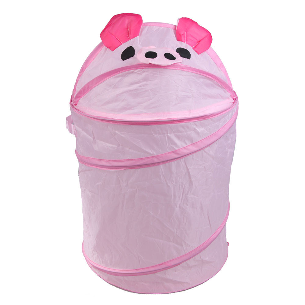 Cute Animal Storage Bucket Folding Cylinder Laundry Basket Toy Box 9 Style Toy Box Organizer Storage Bag-Dollar Bargains Online Shopping Australia