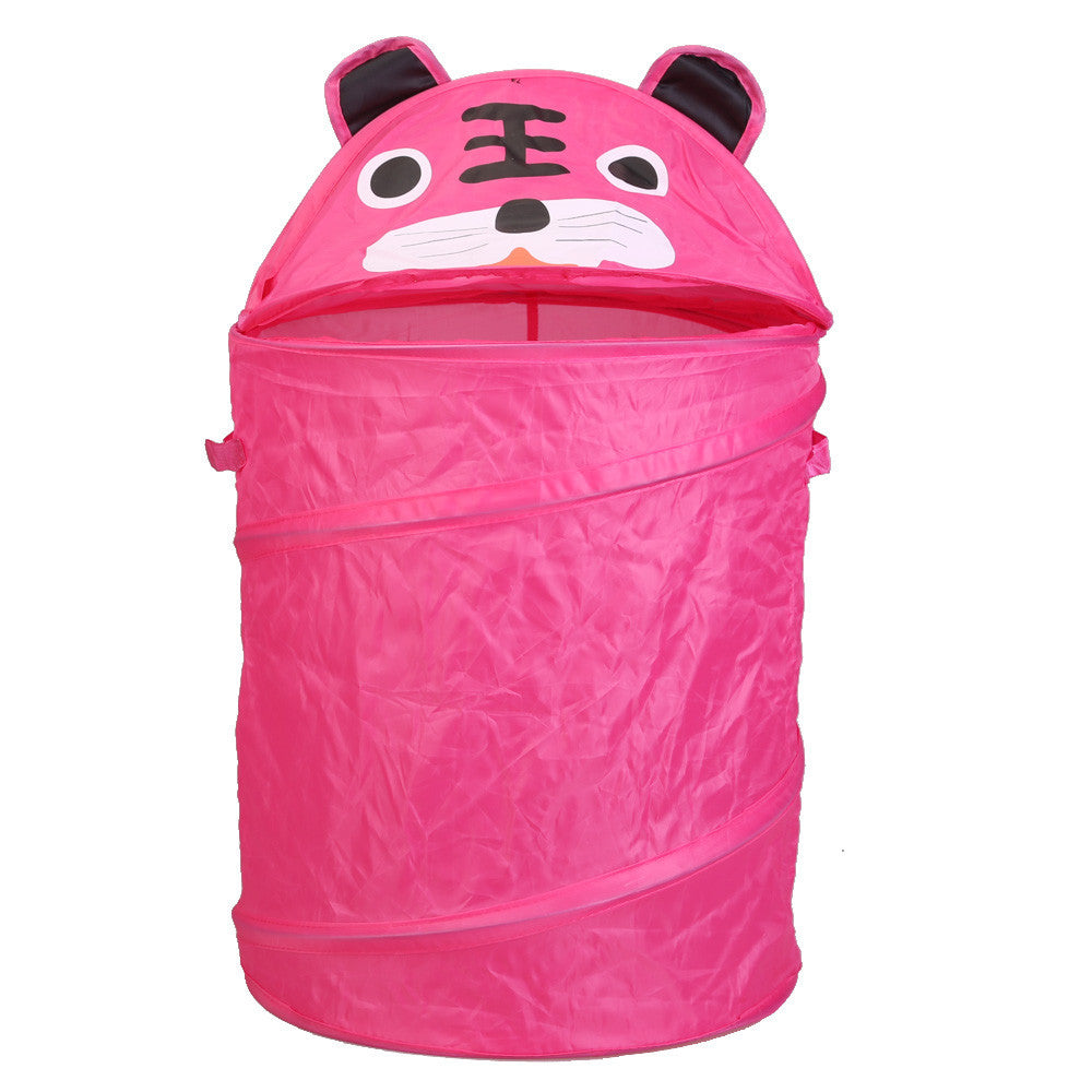 Cute Animal Storage Bucket Folding Cylinder Laundry Basket Toy Box 9 Style Toy Box Organizer Storage Bag-Dollar Bargains Online Shopping Australia