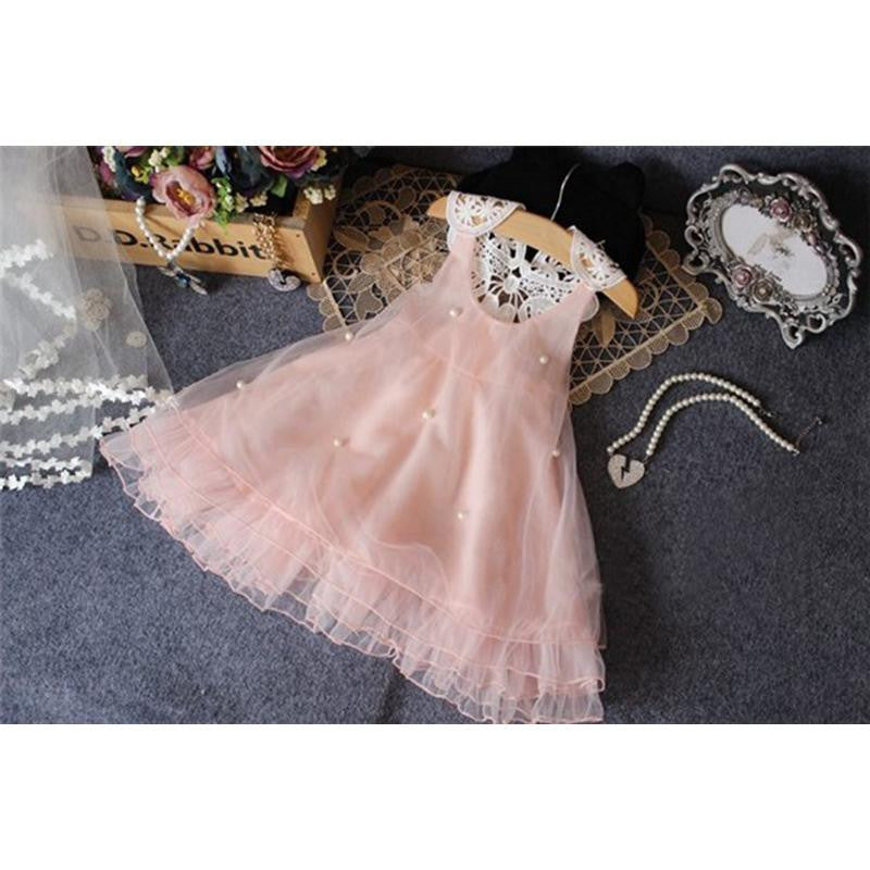 Baby Girl Clothes Summer Lace Flower Tutu Princess Kids Dresses For Girls Children Clothes Sets-Dollar Bargains Online Shopping Australia