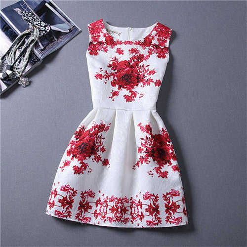 Baby Girls Full Butterfly Print Dress 6 to 12 Years Kids Sundress for Girls Clothing Summer-Dollar Bargains Online Shopping Australia