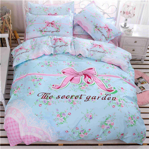 4/3 pcs cotton bedding kids owl boys/girls bedding set 3d bed linen duvet cover bed sheet pillowcases full/twin/queen size bed-Dollar Bargains Online Shopping Australia