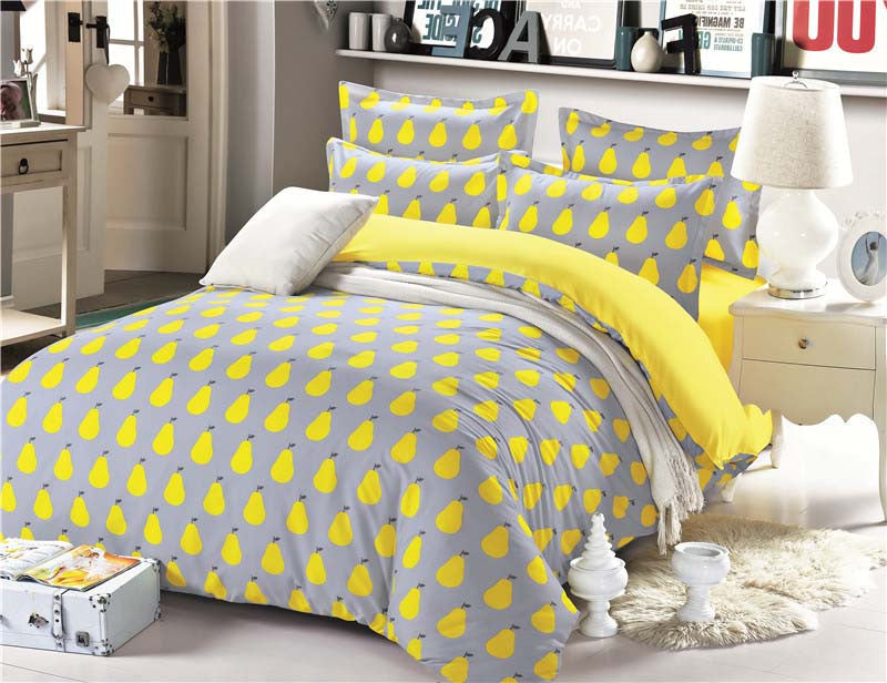 Love Heart bedding sets 3pcs/4pcs twin full queen star starry sky duvet cover set bedclothes polka dot red black yellow #2-Dollar Bargains Online Shopping Australia