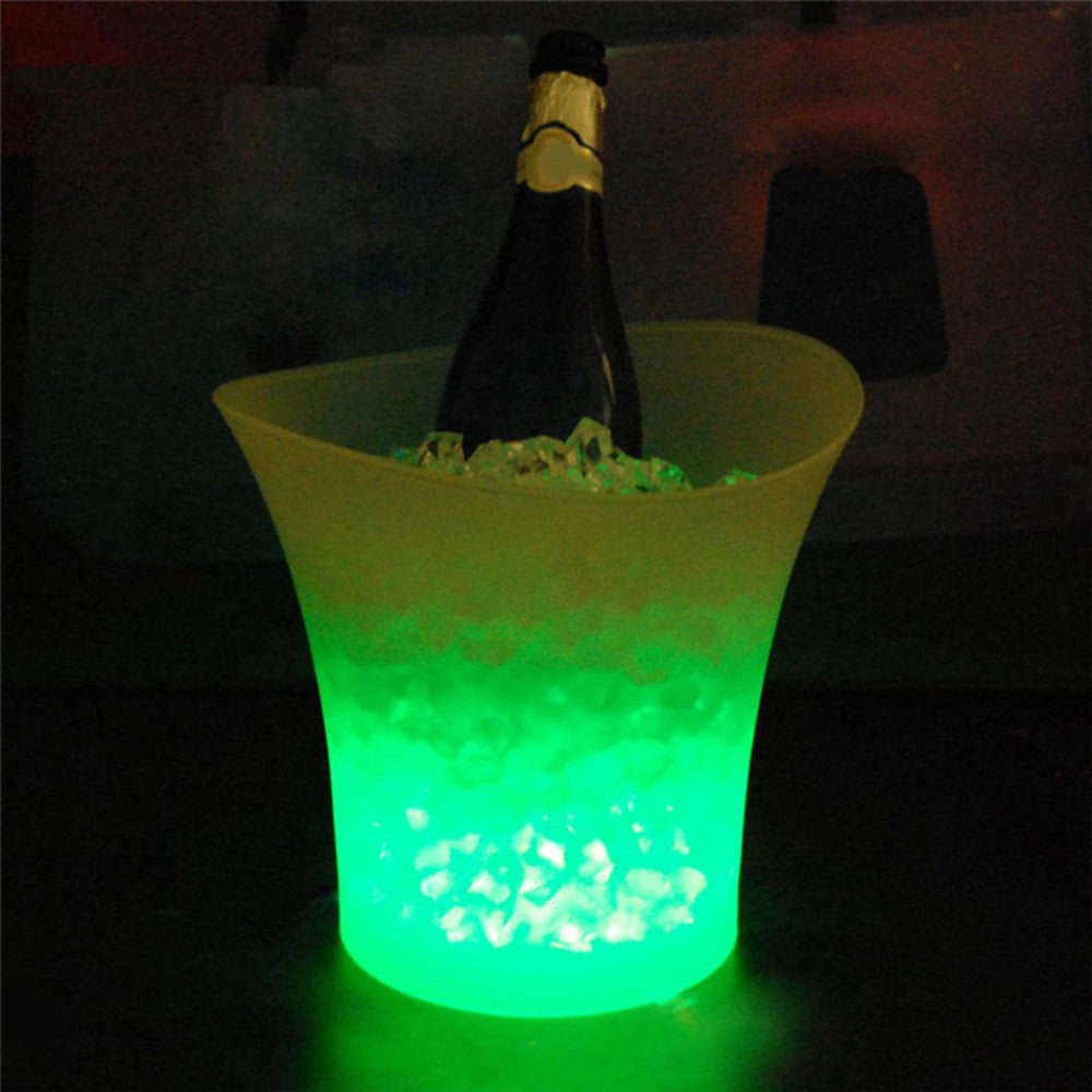 5L Volume plastic led ice bucket color changing,5L bars nightclubs LED light up ice bucket Champagne beer bucket-Dollar Bargains Online Shopping Australia