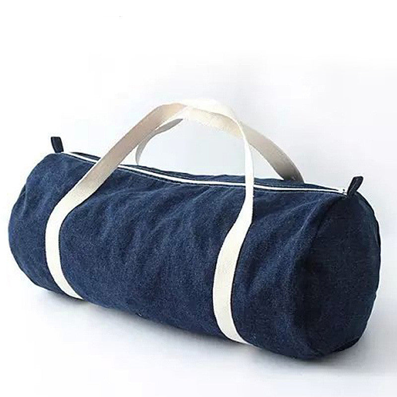 European High Quality Style Men And Women Zipper Travel Bags Fashion Denim Handbag Large Capacity Portable Bag-Dollar Bargains Online Shopping Australia