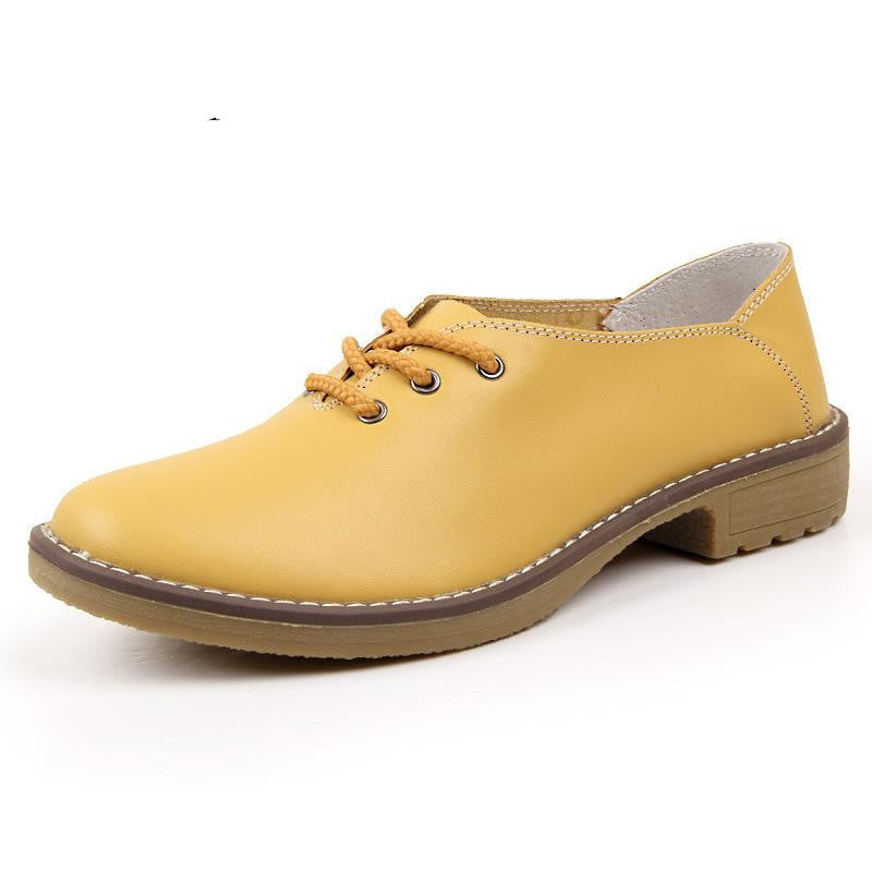 Summer Women Oxfords Genuine Leather Shoes Lace Up Flats Woman flat La Summer Women Oxfords Genuine Leather Shoes Lace Up Flats Woman flat La