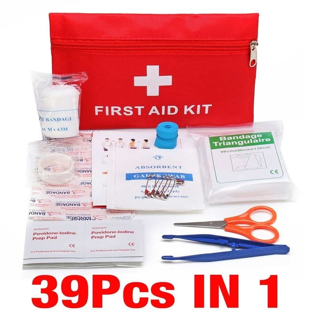 Portable Medium Empty Household Multi-Layer First Aid Kit Pouch Outdoor Car Bag First Aid Bag 16/39/46/51/79/121/180/300PCS-Dollar Bargains Online Shopping Australia