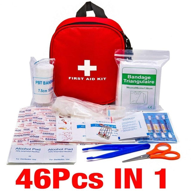 Portable Medium Empty Household Multi-Layer First Aid Kit Pouch Outdoor Car Bag First Aid Bag 16/39/46/51/79/121/180/300PCS-Dollar Bargains Online Shopping Australia