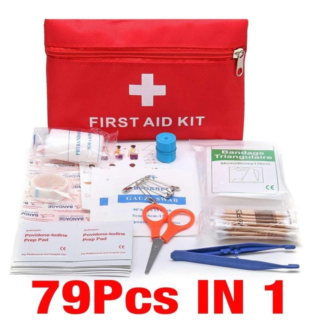 Portable Medium Empty Household Multi-Layer First Aid Kit Pouch Outdoor Car Bag First Aid Bag 16/39/46/51/79/121/180/300PCS-Dollar Bargains Online Shopping Australia