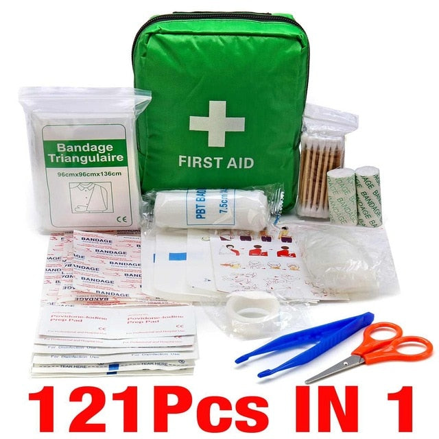 Portable Medium Empty Household Multi-Layer First Aid Kit Pouch Outdoor Car Bag First Aid Bag 16/39/46/51/79/121/180/300PCS-Dollar Bargains Online Shopping Australia