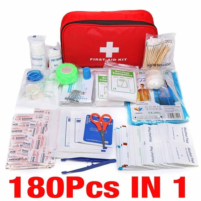 Portable Medium Empty Household Multi-Layer First Aid Kit Pouch Outdoor Car Bag First Aid Bag 16/39/46/51/79/121/180/300PCS-Dollar Bargains Online Shopping Australia