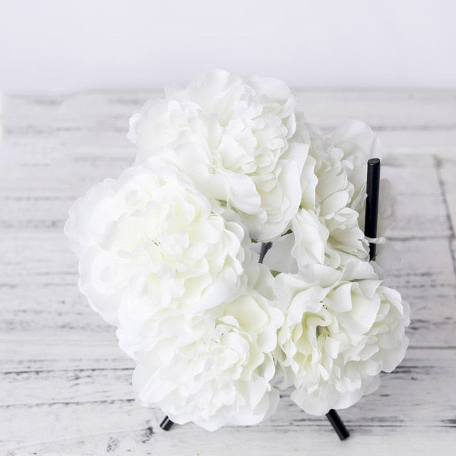 peony artificial artificial silk flowers for home decoration wedding bouquet for bride high quality fake flower faux living room-Dollar Bargains Online Shopping Australia