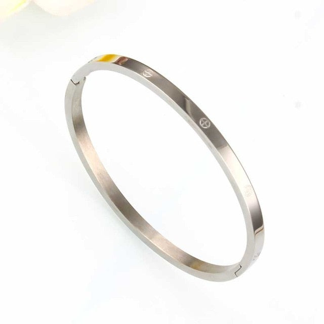 Stainless Steel Cuff Bracelets Bangles For Women Fashion Jewelry Charm Jewelry Accessories Bohemian Stylish Classic-Dollar Bargains Online Shopping Australia