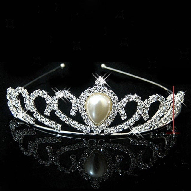 Princess Tiaras and Crowns Headband Kid Girls Lover Bridal Prom Crown Wedding Tiara Party Accessiories Hair Jewelry-Dollar Bargains Online Shopping Australia