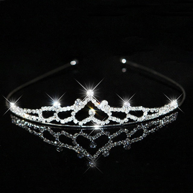 Princess Tiaras and Crowns Headband Kid Girls Lover Bridal Prom Crown Wedding Tiara Party Accessiories Hair Jewelry-Dollar Bargains Online Shopping Australia