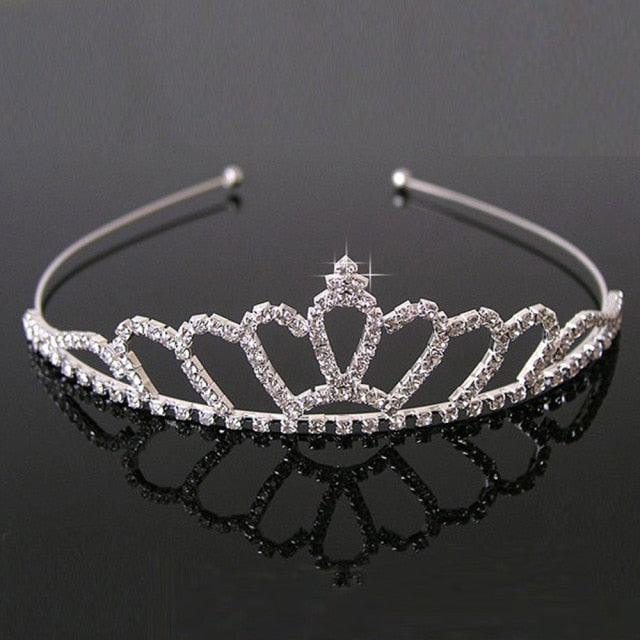 Princess Tiaras and Crowns Headband Kid Girls Lover Bridal Prom Crown Wedding Tiara Party Accessiories Hair Jewelry-Dollar Bargains Online Shopping Australia