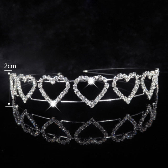 Princess Tiaras and Crowns Headband Kid Girls Lover Bridal Prom Crown Wedding Tiara Party Accessiories Hair Jewelry-Dollar Bargains Online Shopping Australia