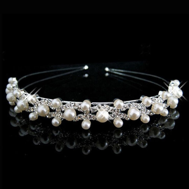 Princess Tiaras and Crowns Headband Kid Girls Lover Bridal Prom Crown Wedding Tiara Party Accessiories Hair Jewelry-Dollar Bargains Online Shopping Australia