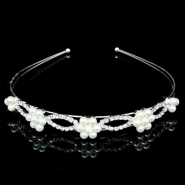 Princess Tiaras and Crowns Headband Kid Girls Lover Bridal Prom Crown Wedding Tiara Party Accessiories Hair Jewelry-Dollar Bargains Online Shopping Australia