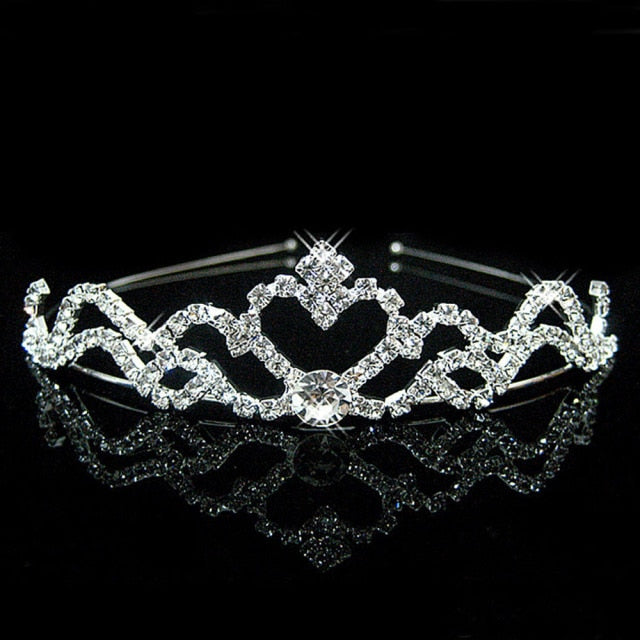 Princess Tiaras and Crowns Headband Kid Girls Lover Bridal Prom Crown Wedding Tiara Party Accessiories Hair Jewelry-Dollar Bargains Online Shopping Australia