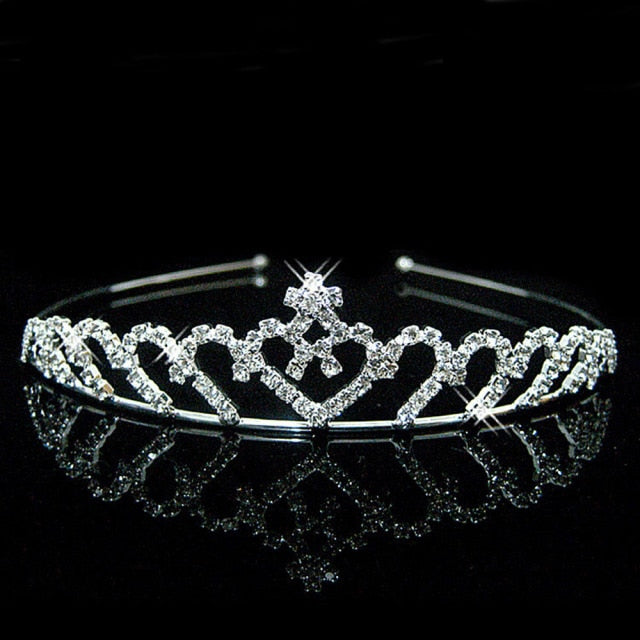 Princess Tiaras and Crowns Headband Kid Girls Lover Bridal Prom Crown Wedding Tiara Party Accessiories Hair Jewelry-Dollar Bargains Online Shopping Australia