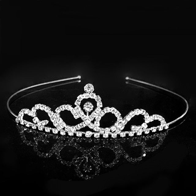 Princess Tiaras and Crowns Headband Kid Girls Lover Bridal Prom Crown Wedding Tiara Party Accessiories Hair Jewelry-Dollar Bargains Online Shopping Australia