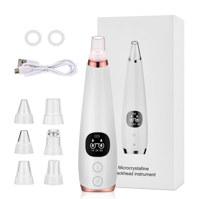 Electric Blackheads Pore Remover Face Nose Vaccum Deep Cleaning Blackheads Tools Facial Steamer Spa Moisturizing Skin Care-Dollar Bargains Online Shopping Australia