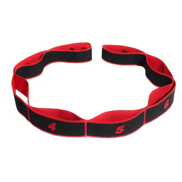 Yoga Pull Strap Belt Polyester Latex Elastic Latin Dance Stretching Band Loop Yoga Pilates GYM Fitness Exercise Resistance Bands-Dollar Bargains Online Shopping Australia