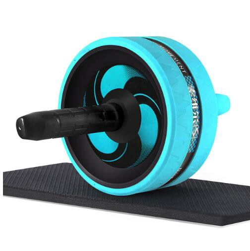 2 in 1 Ab Roller&Jump Rope No Noise Abdominal Wheel Ab Roller with Mat For Arm Waist Leg Exercise Gym Fitness Equipment-Dollar Bargains Online Shopping Australia