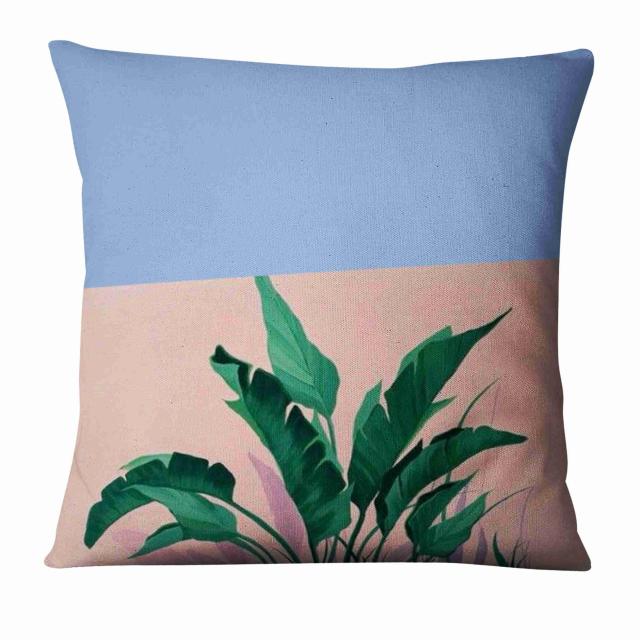 Tropical Cactus Plant Printed Cushion Decorative Pillow Fresh Green Pillowcase Home Decor Sofa Throw Pillow Almofadas Decorativa-Dollar Bargains Online Shopping Australia