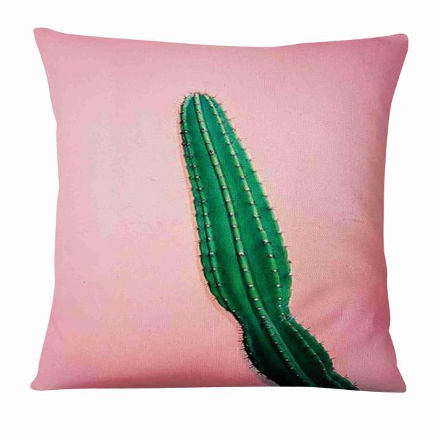 Tropical Cactus Plant Printed Cushion Decorative Pillow Fresh Green Pillowcase Home Decor Sofa Throw Pillow Almofadas Decorativa-Dollar Bargains Online Shopping Australia