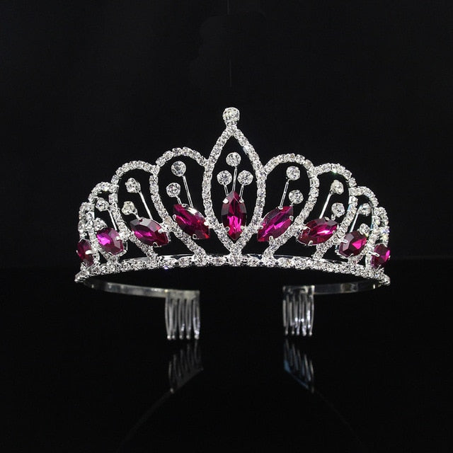 Luxury Crystal Bridal Tiaras Princess Crowns Queen Pageant Prom Gold Rhinestone Women Wedding Hair Accessory-Dollar Bargains Online Shopping Australia