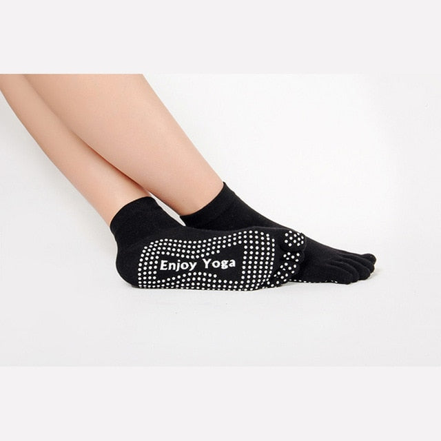 Colorful Women Yoga Socks Non-Slip Ladies Dance Socks Cotton Healthy Sports Five-toed Socks-Dollar Bargains Online Shopping Australia