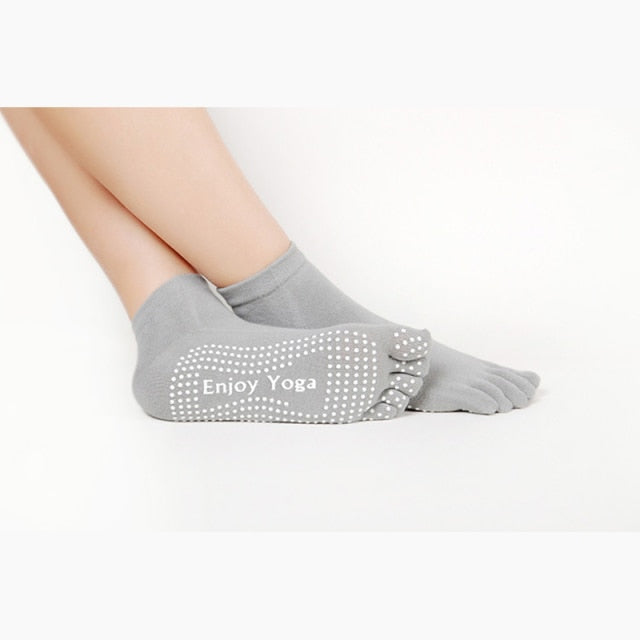 Colorful Women Yoga Socks Non-Slip Ladies Dance Socks Cotton Healthy Sports Five-toed Socks-Dollar Bargains Online Shopping Australia