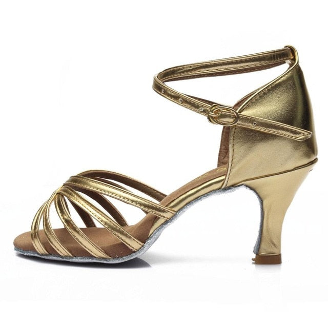 Dance Shoes Heeled Salsa Professional Dancing Shoes For Girls women 5cm/7cm-Dollar Bargains Online Shopping Australia