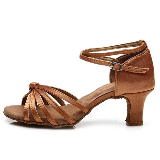 Dance Dancing Shoes Heeled Salsa Professional Dancing Shoes For Girls Ladies 5cm/7cm-Dollar Bargains Online Shopping Australia