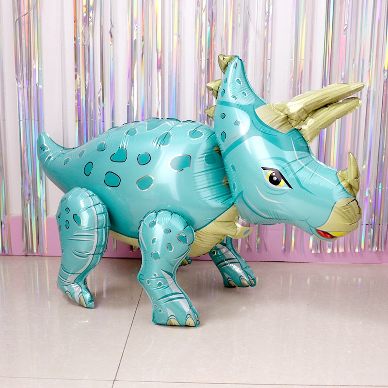 Large 4D Dinosaur Foil Balloons Green Dinosaur Standing Dragon Birthday Party Decorations Kids Supplies Boy Toys Air Globos-Dollar Bargains Online Shopping Australia